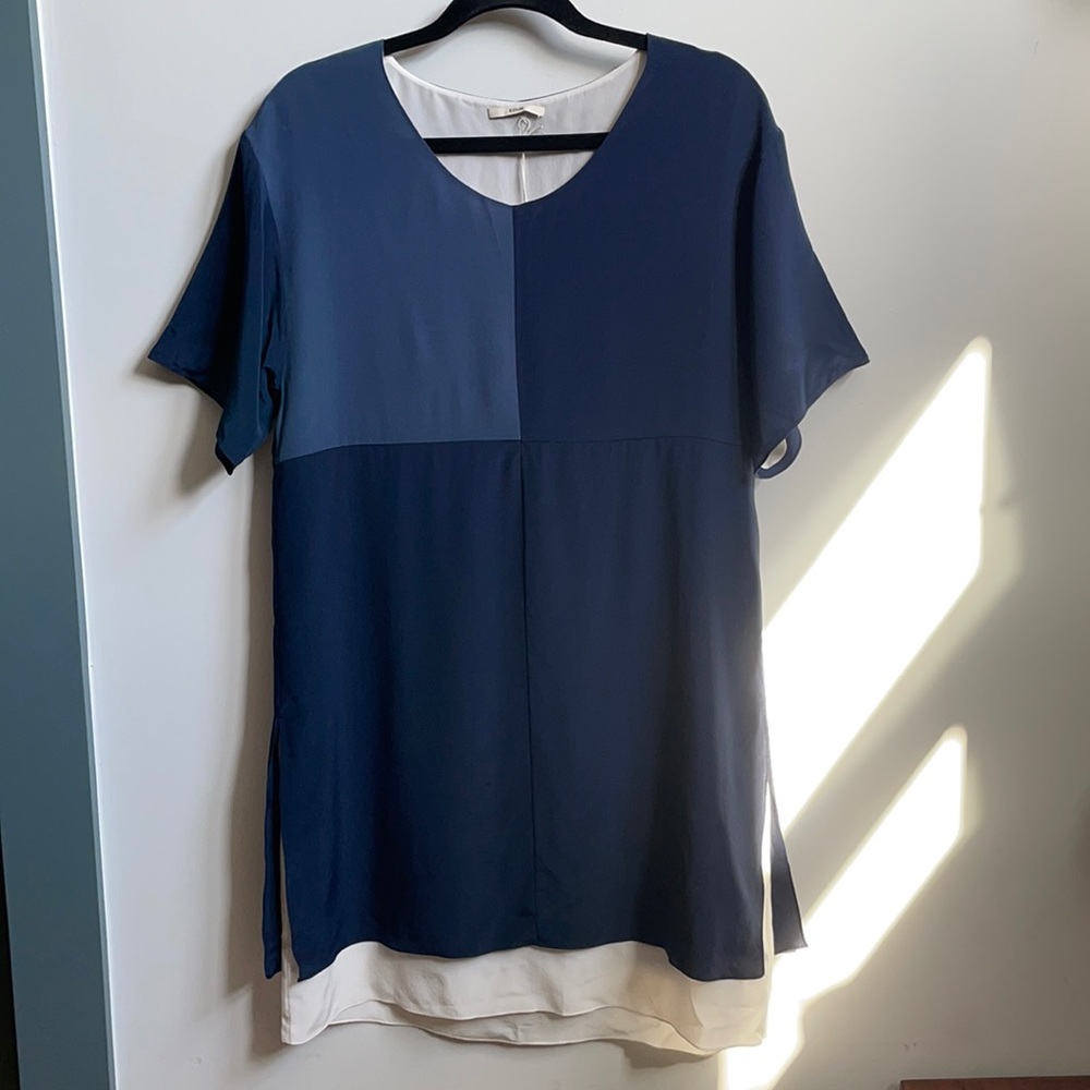 EDUN silk mini dress